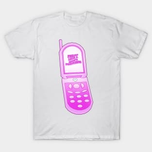 Flip Phone Y2K Princess Purple T-Shirt